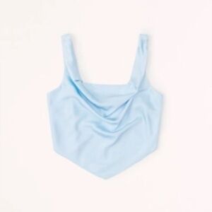 NWT - Abercrombie Draped Cowl Neck Tank Top